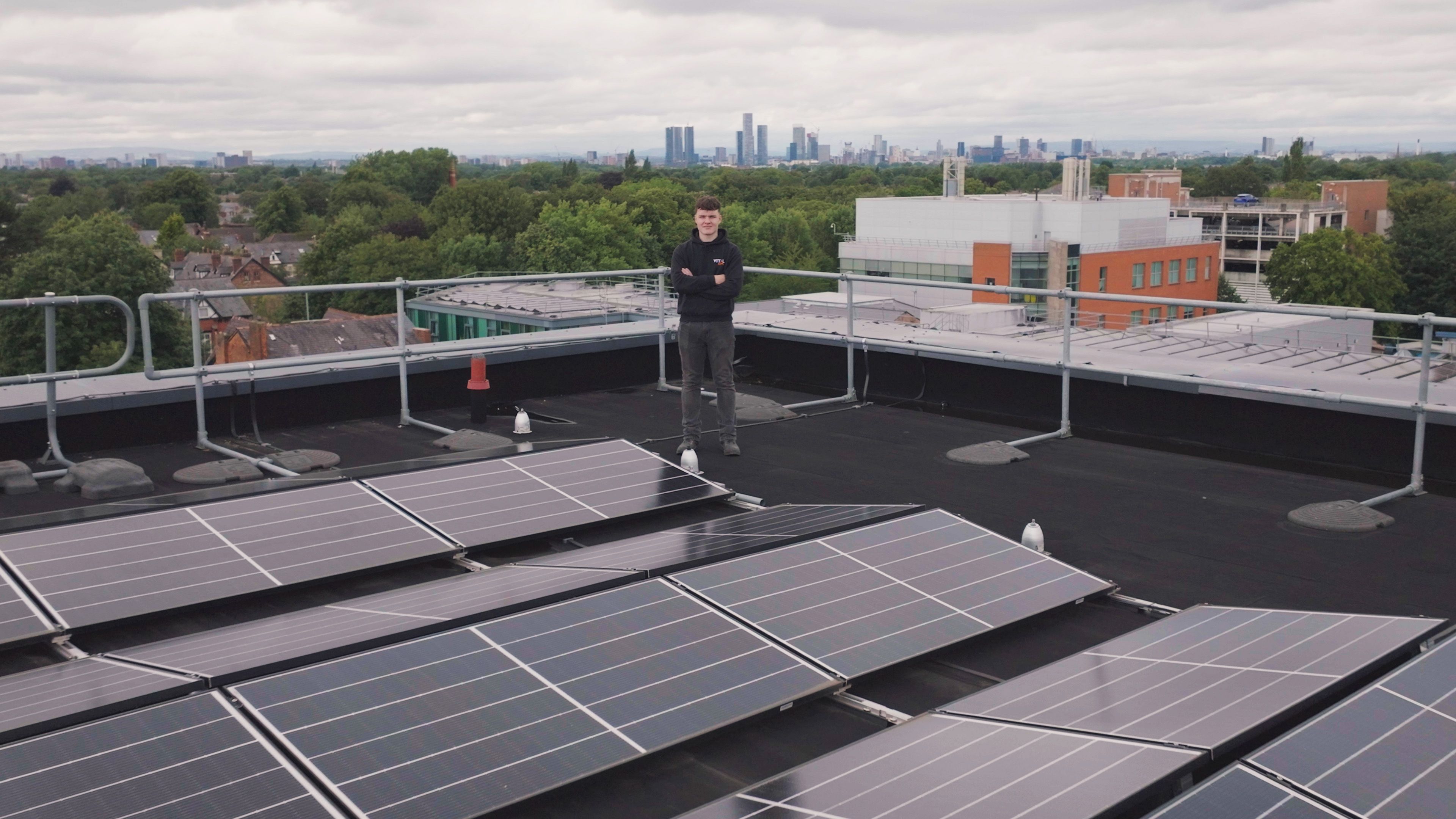 Flat roof system installation