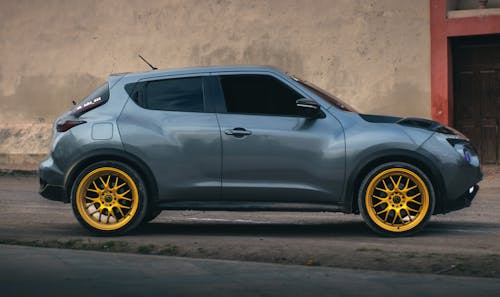 Urban SUV with Yellow Alloy Wheels