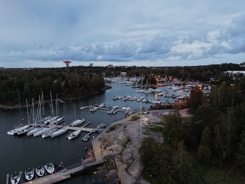 Harbor in Stockholm, Sweden