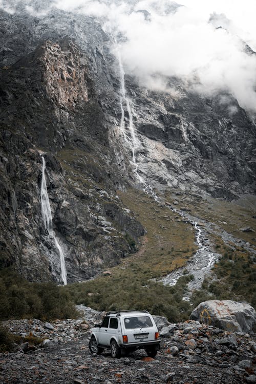 Lada Niva in Mountains