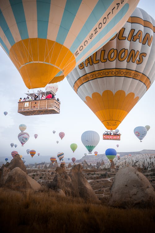 Kostnadsfri bild av cappadocia, flygande, Kalkon