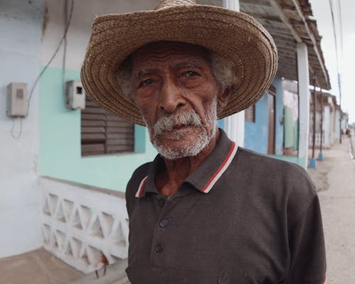 Portrait of Man in Sombrero