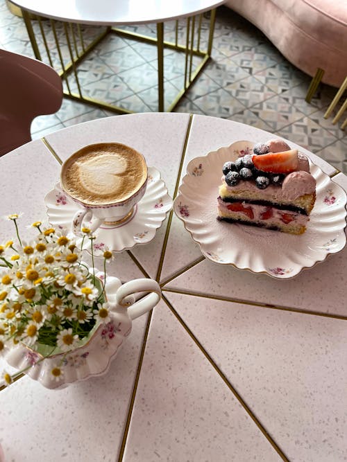 Бесплатное стоковое фото с breakfast, cake, coffee