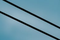 Electricity Lines against the Sky