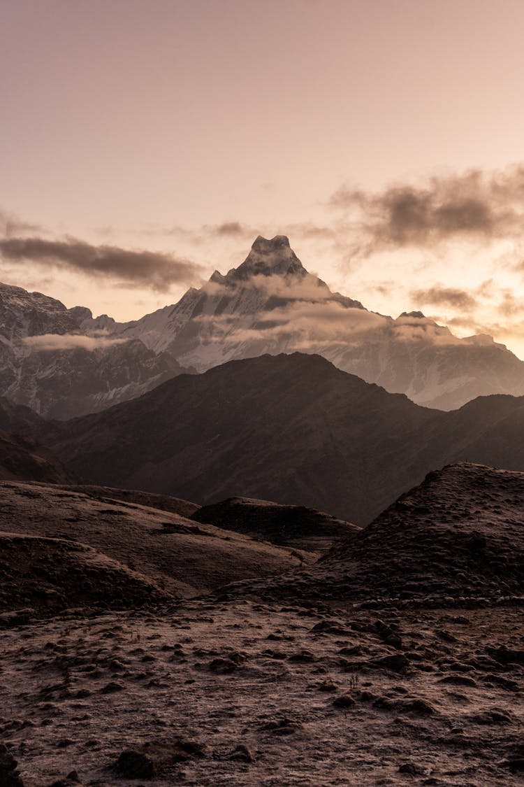 Mountains At Dusk 