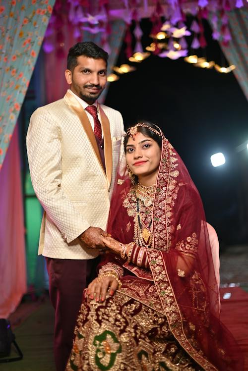 Indian Groom and bride photoshoot