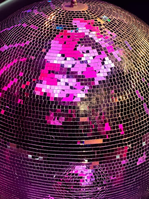 Shiny Pink Disco Ball
