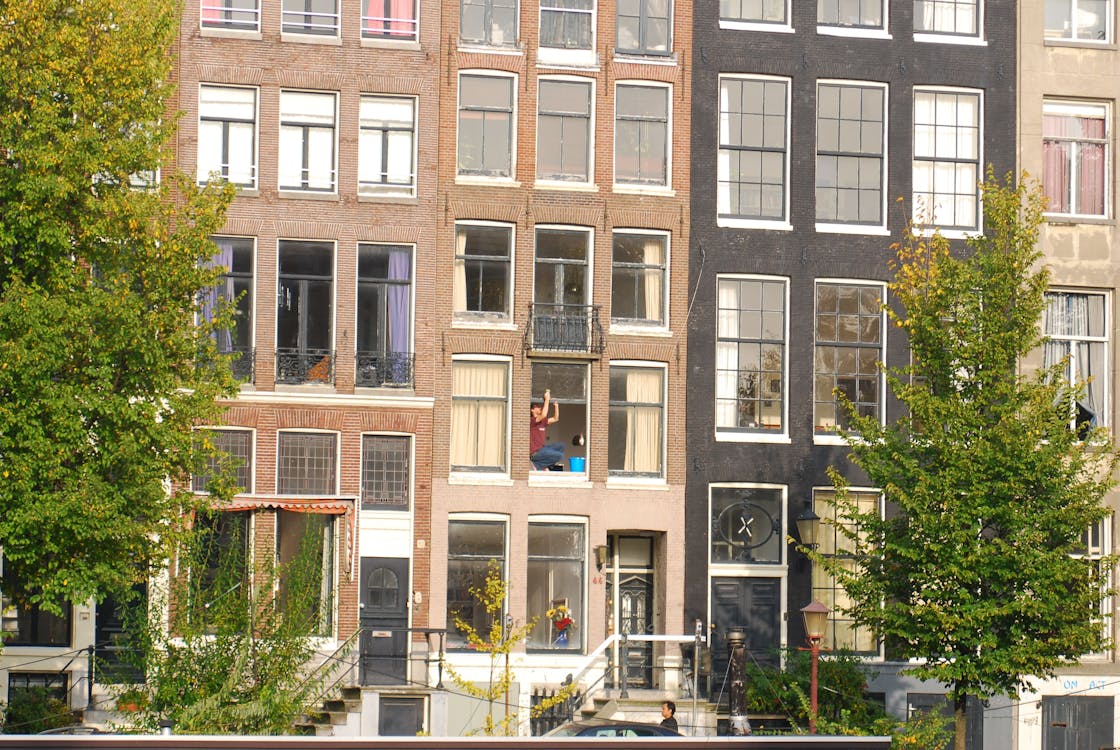 Fenster putzen in Amsterdam
