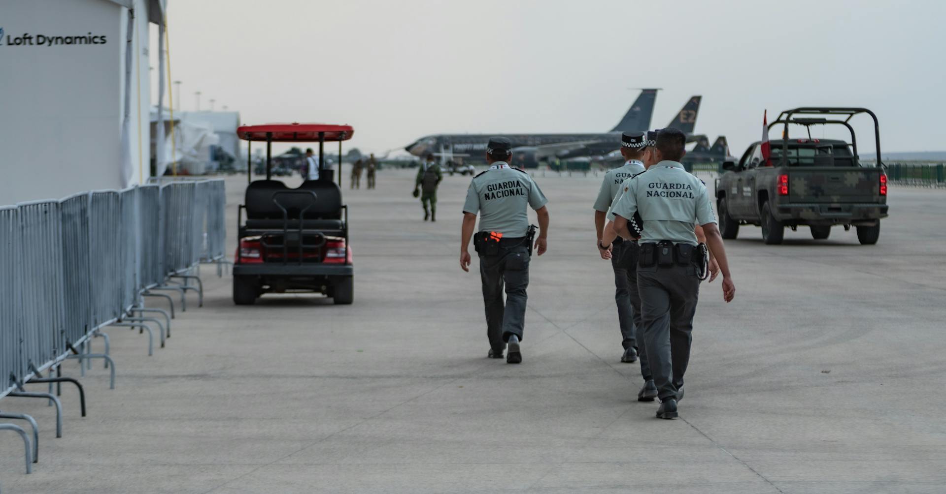 Men at the Airport