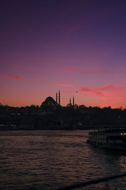 Gratis stockfoto met achtergrondlicht, haven, Istanbul