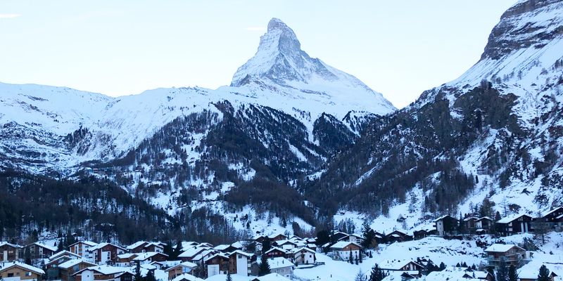 Zermatt con el Cervino al fondo