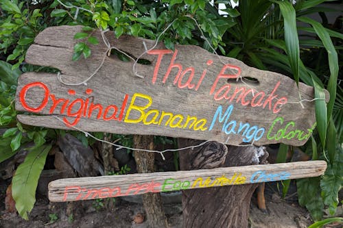 Imagine de stoc gratuită din arbore, avizier, clătită thailandeză