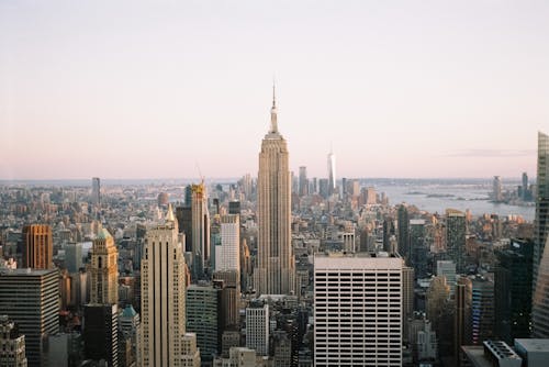 Empire State Building in Skyline of New York City, USA