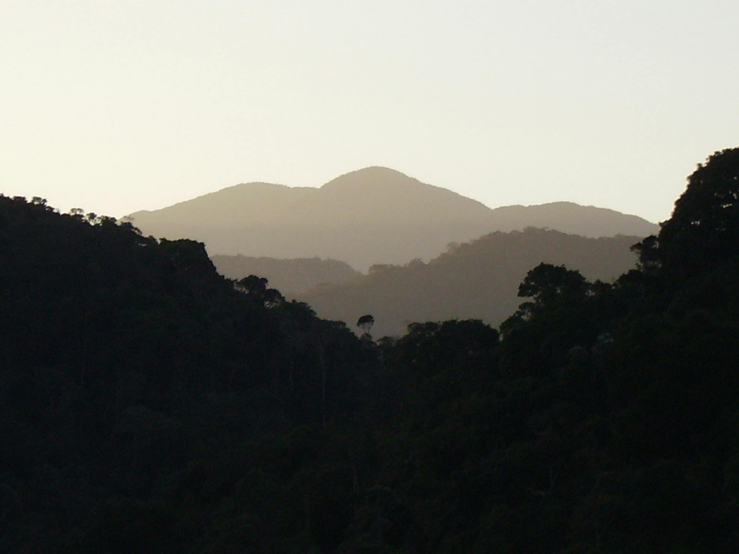 Free stock photo of mountains, silhouetted