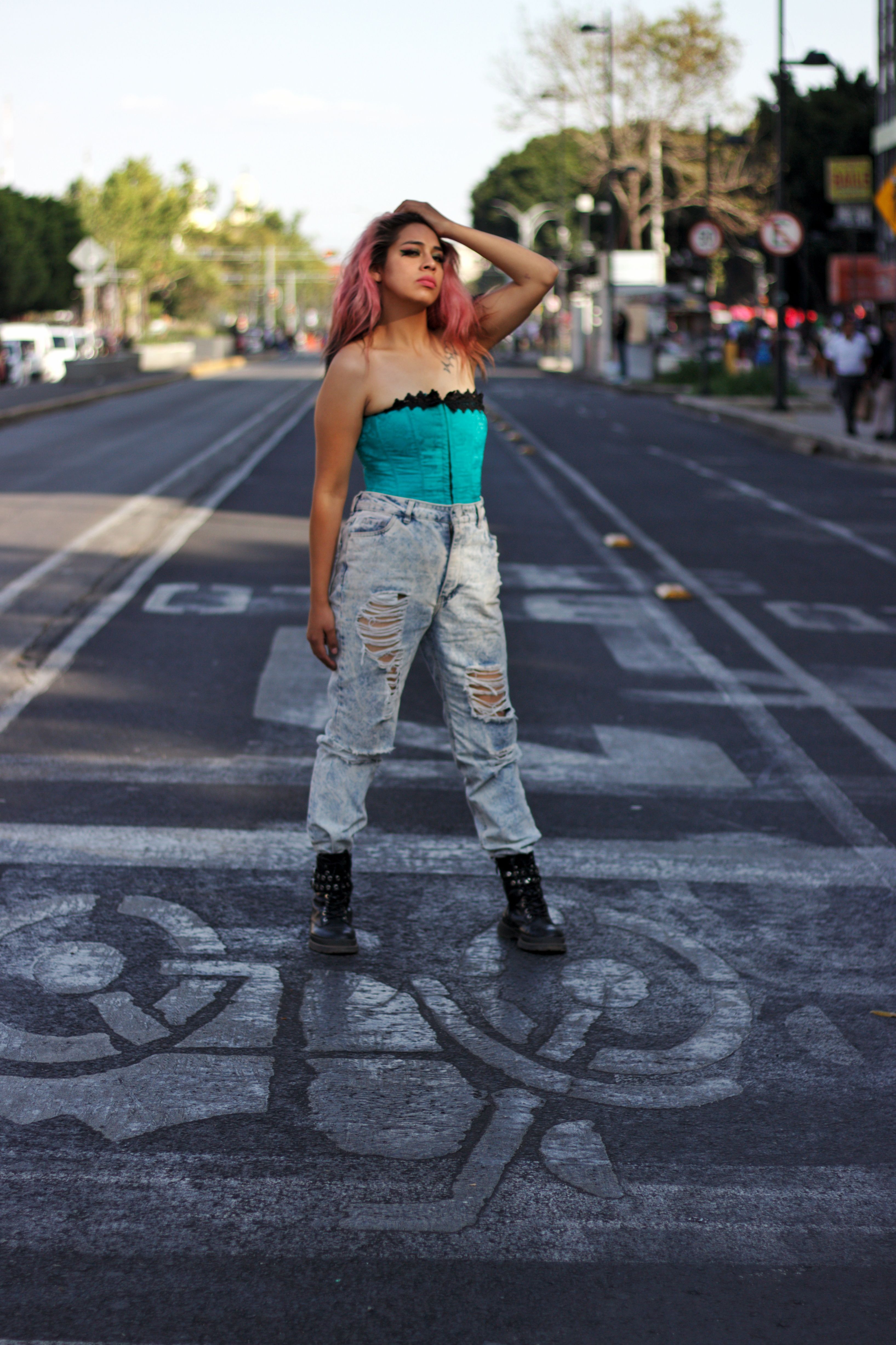 The Hot Girl Errands Distressed Jeans