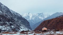 Riverside camp in Sissu or Jispa