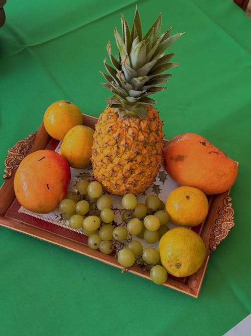 Abundance of Fruit on Tray
