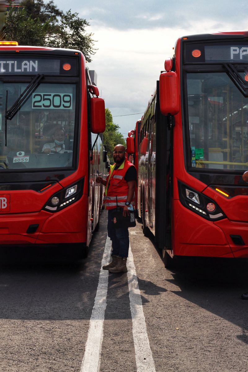Red Buses of Mexico City · Free Stock Photo
