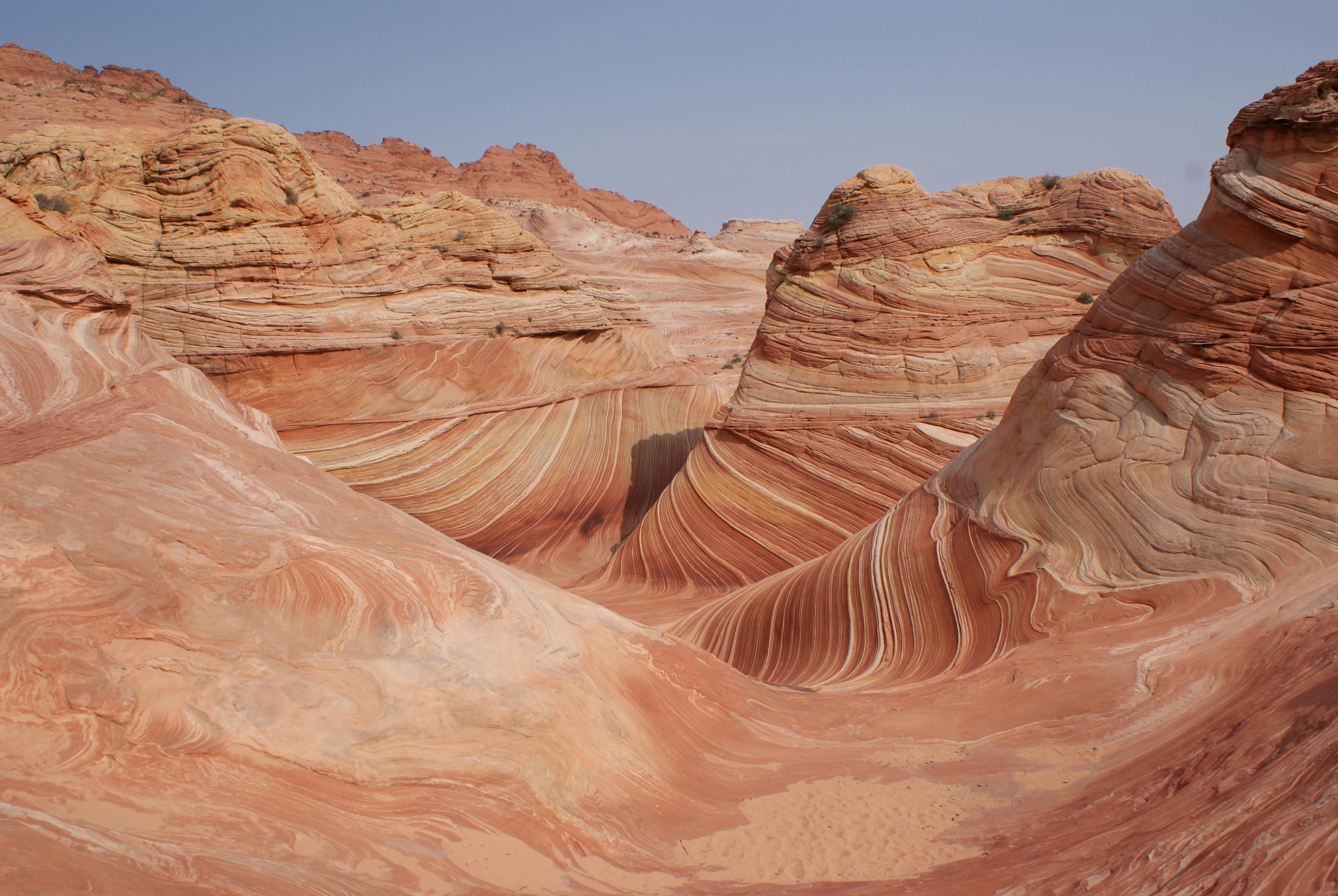 Capture of the breathtaking sandstone formations of The Wave in Vermilion Cliffs, Utah.