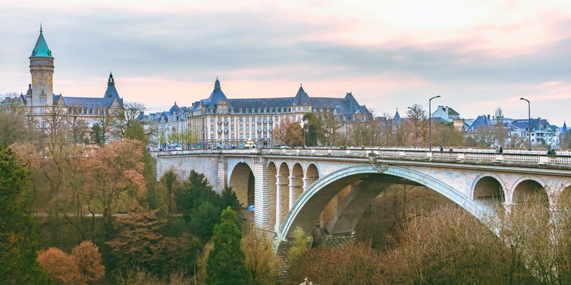 El puente Adolfo, en la ciudad de Luxemburgo