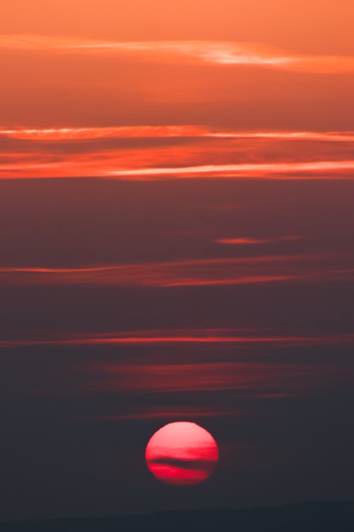 Red Sky and Sunset