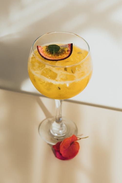 Fruit Cocktail in Glass