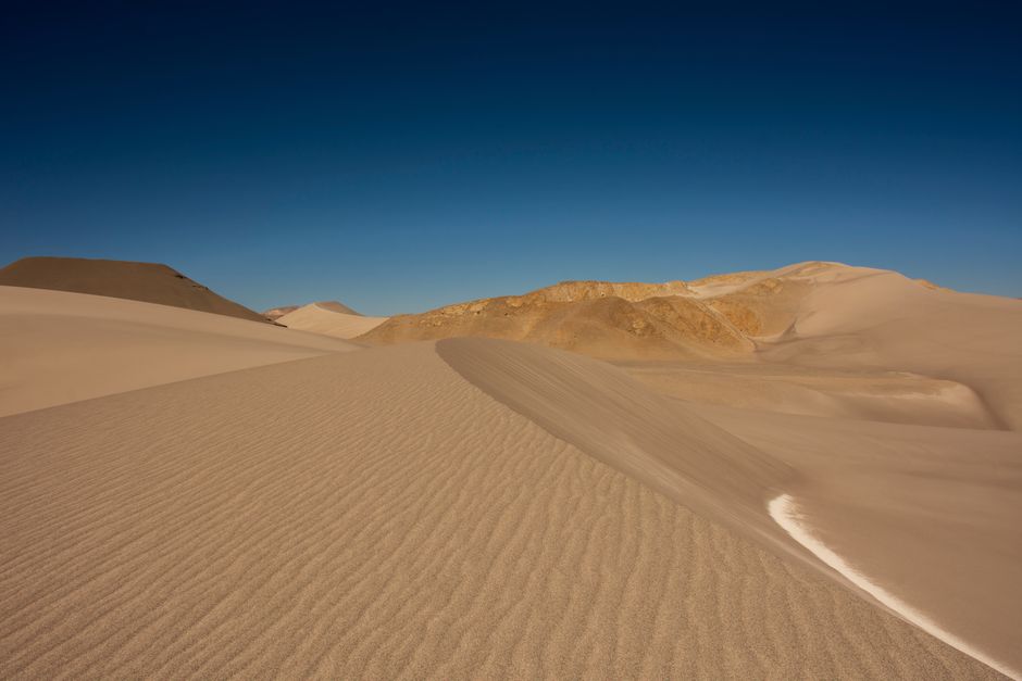 desert landscape with heat waves desert landscape with heat waves