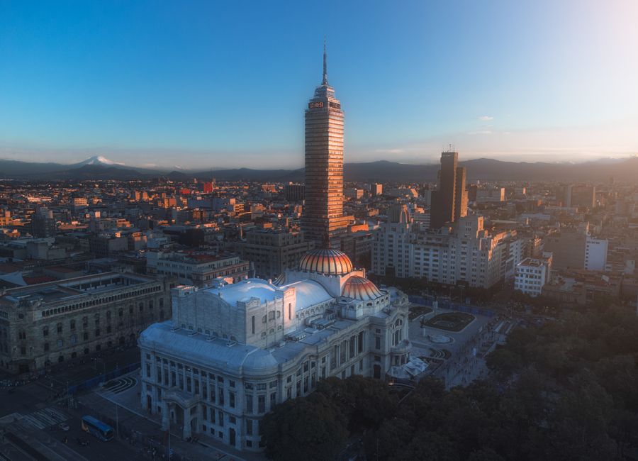 Mexico City, Mexico — skyline and landmarks · stay connected with a Mexico City eSIM from My Holiday SIM