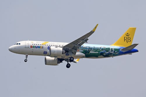 Ảnh lưu trữ miễn phí về a320neo, hoàng gia brunei, máy bay phản lực