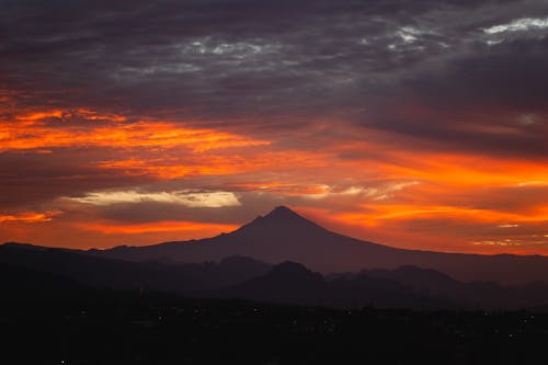 stratovolcano, 경치, 구름 경치의 무료 스톡 사진