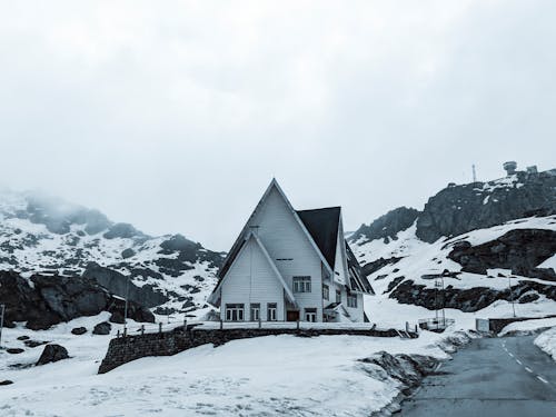 Village House in Winter