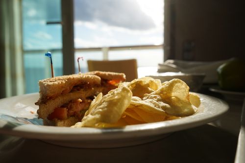 Free BLT & Potato Chips Stock Photo