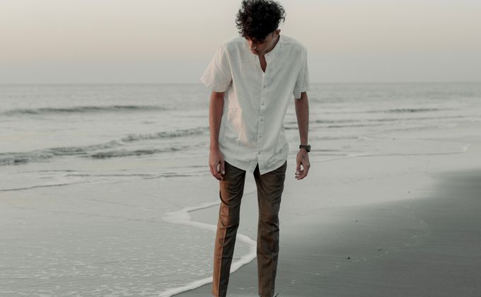 Linen shirts and linen chinos summer range at a Bibwewadi clothing store