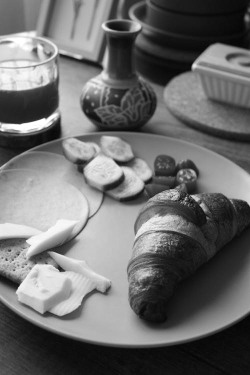 Free Close-up of Breakfast on a Plate  Stock Photo