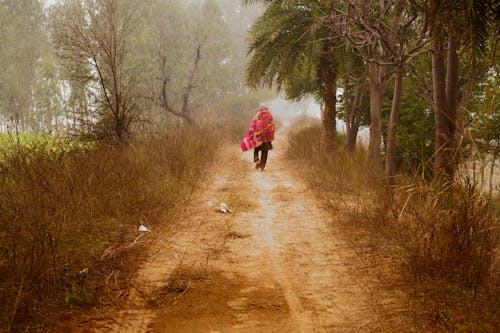 Person on Rural Road