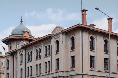 Free A historic building with domed roof and arched windows in Ankara, Türkiye. Stock Photo