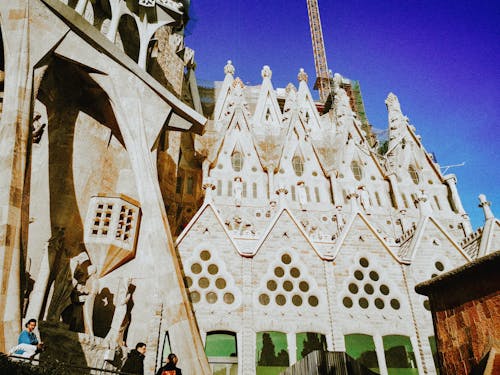 คลังภาพถ่ายฟรี ของ sagrada familia, การท่องเที่ยว, จุดสังเกต