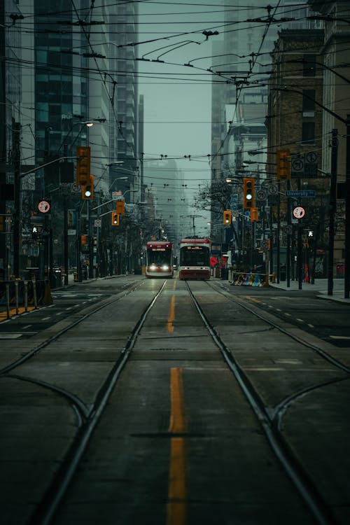 Tram in a City 