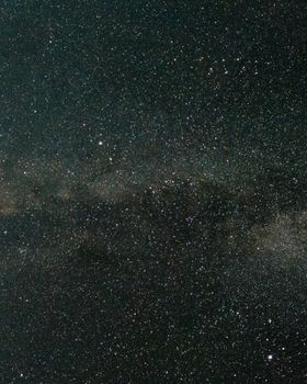 A breathtaking view of the starry night sky featuring the Milky Way's celestial glow.