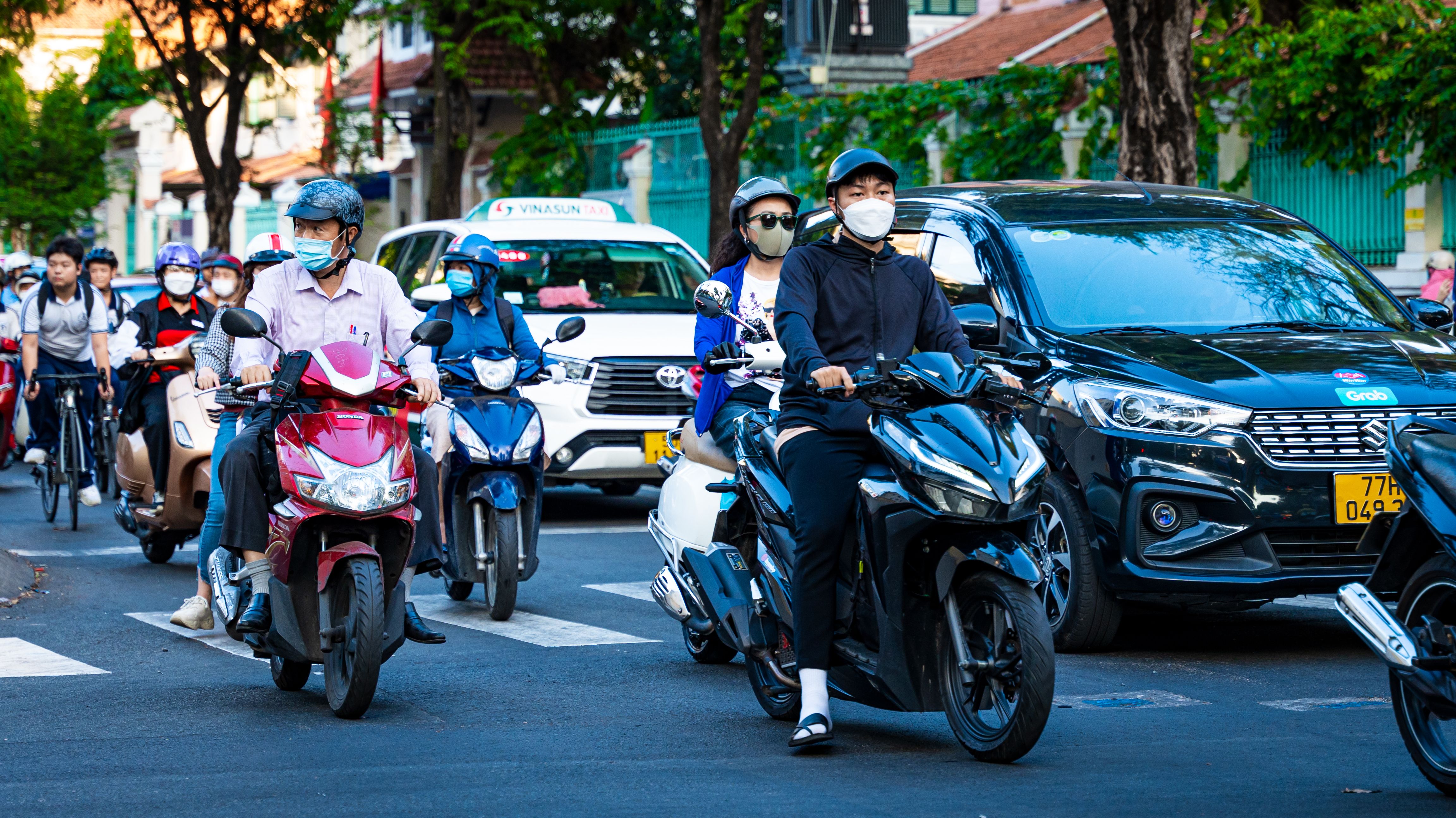 Getting Around Ho Chi Minh City Scooters, Taxis, and Grab