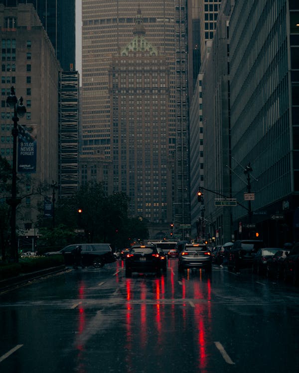 Street in New York in Rain · Free Stock Photo