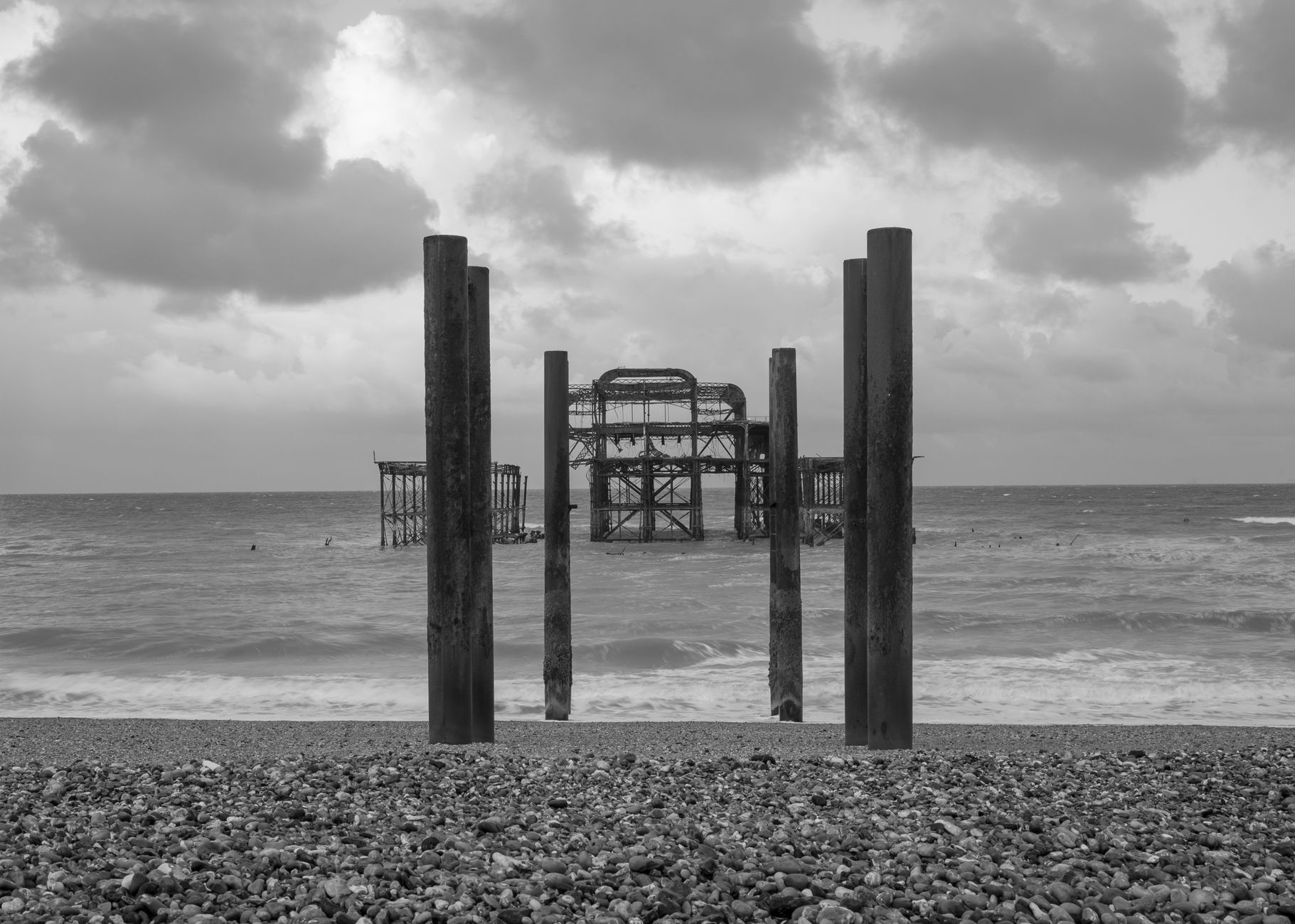 Part of Brighton Pier Collapses Due to Atlantic Storms in England