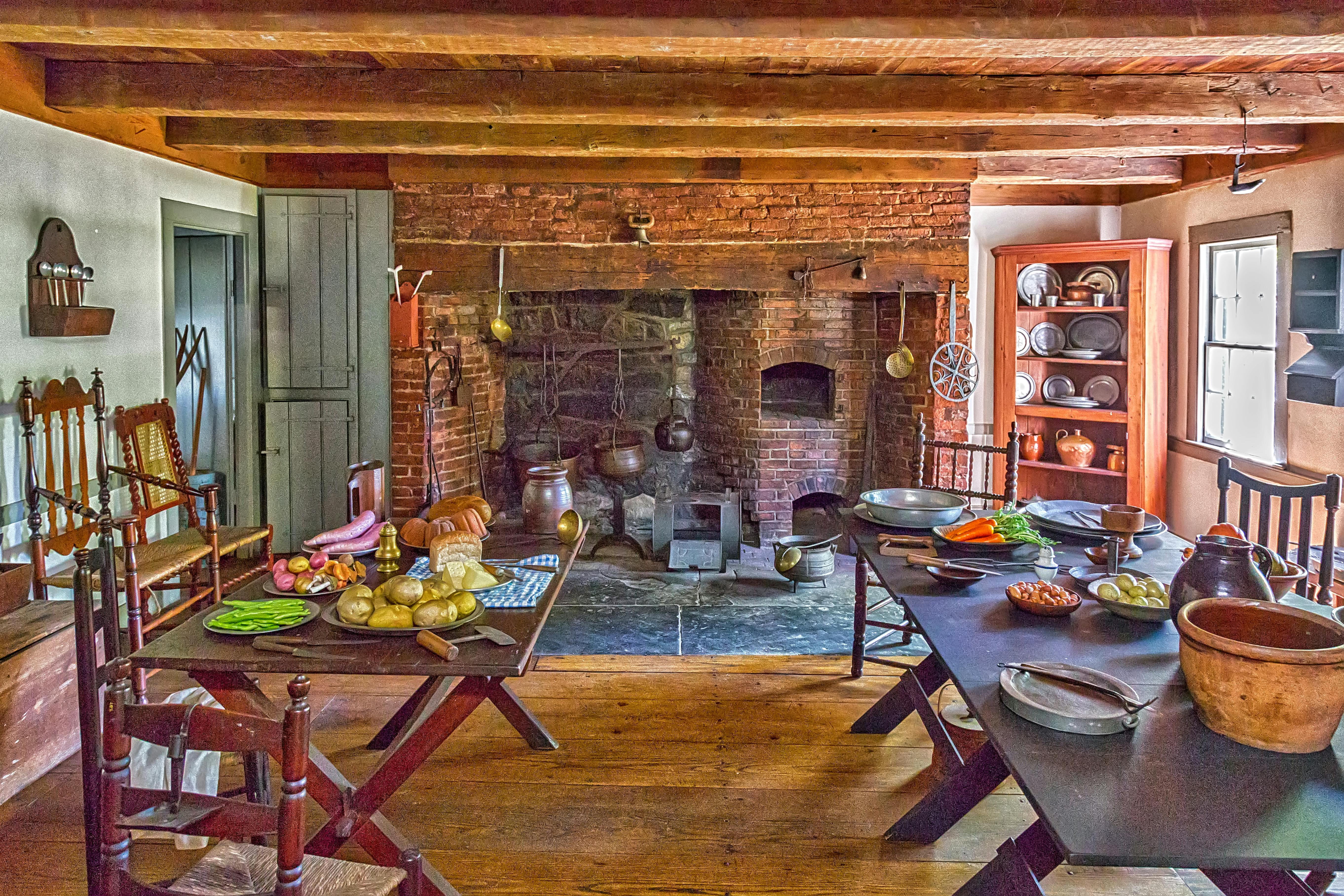 Free stock photo of Brick oven, kitchen, old kitchen