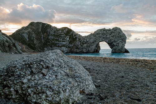 Foto d'estoc gratuïta de arc natural, Costa, erosionat