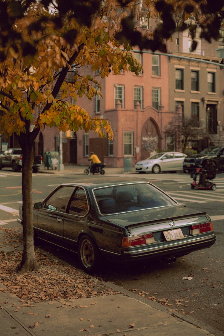 BMW 6 Series Parked On Street