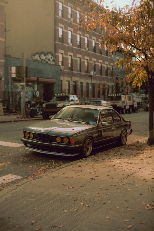Vintage BMW 6 Series on Street