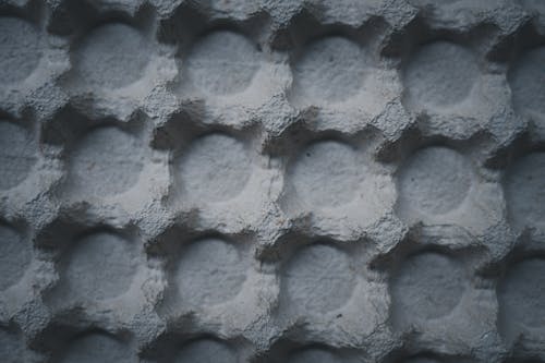 Close-up of an Empty Egg Tray 