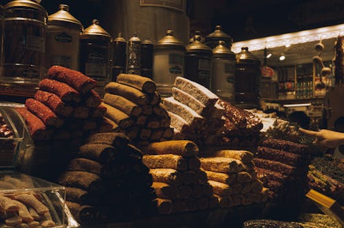 Бесплатное стоковое фото с spice bazaar, базарная палатка, египетский базар