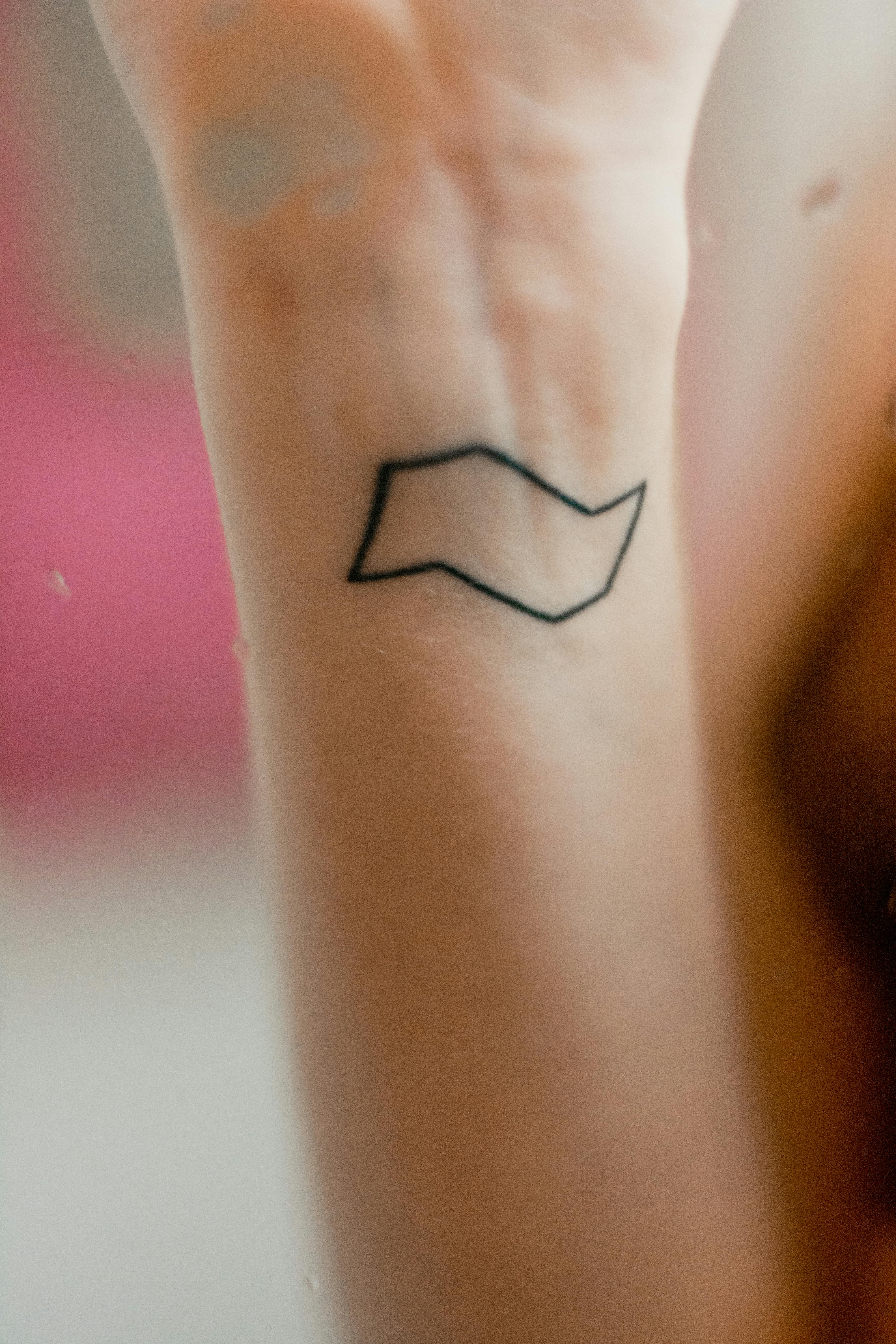 Little Triangle Temporary Tattoo - Etsy Finland