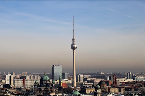 Fernsehturm, シティ, ドイツの無料の写真素材